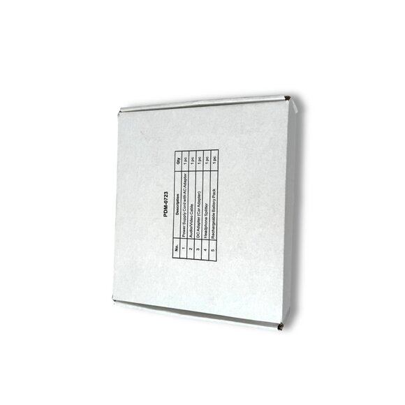 Polaroid 7" Portable DVD Player PDM-0723 Silver Working Original Box - Picture 13 of 16